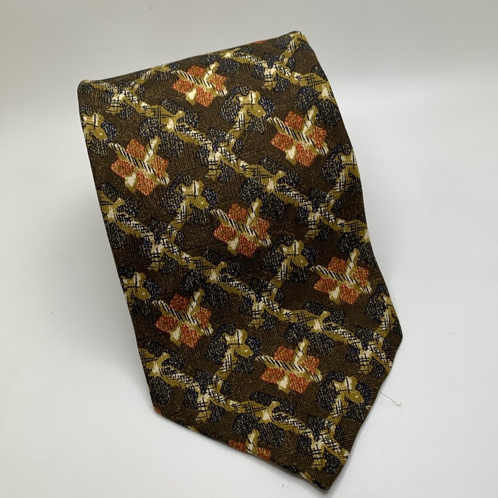 VTG Stefano Milano 100% Silk Tie Hand made in Italy